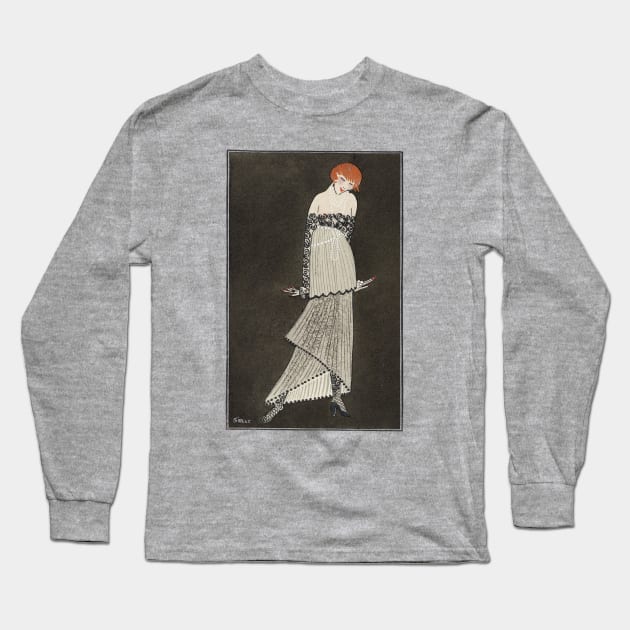 "Salome" evening gown Long Sleeve T-Shirt by UndiscoveredWonders